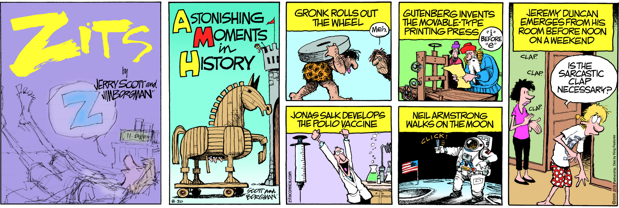 Today's Zits is missing.