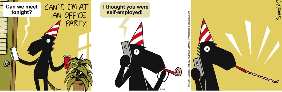 Today's Dark Side of the Horse is missing.