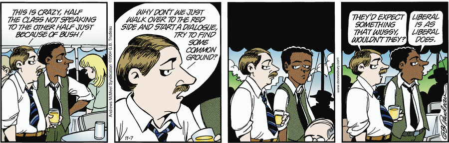 Today's Doonesbury is missing.