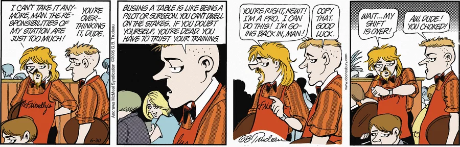 Today's Doonesbury is missing.