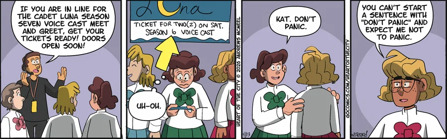 Today's Heart of the City is missing.