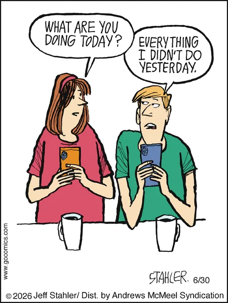 Today's Moderately Confused is missing.