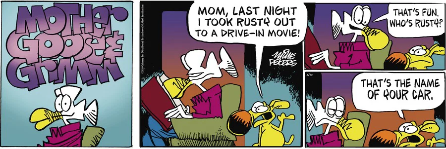 Today's Mother Goose & Grimm is missing.