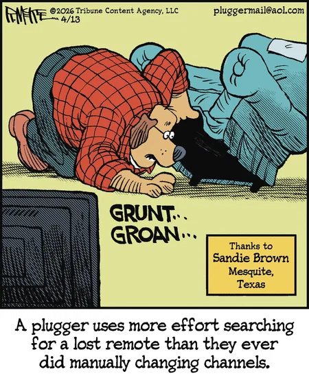 Today's Pluggers is missing.