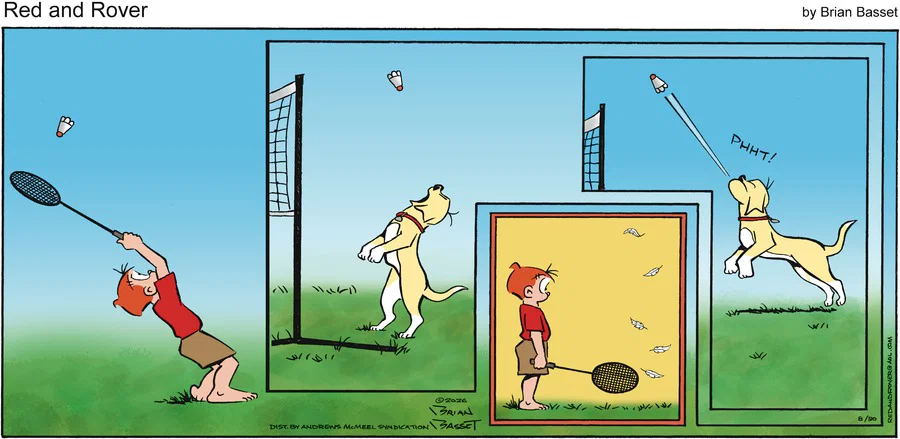 Today's Red & Rover is missing.